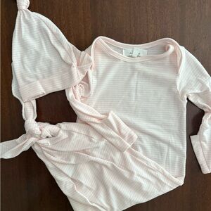 Starting Out Pink Striped Baby Set